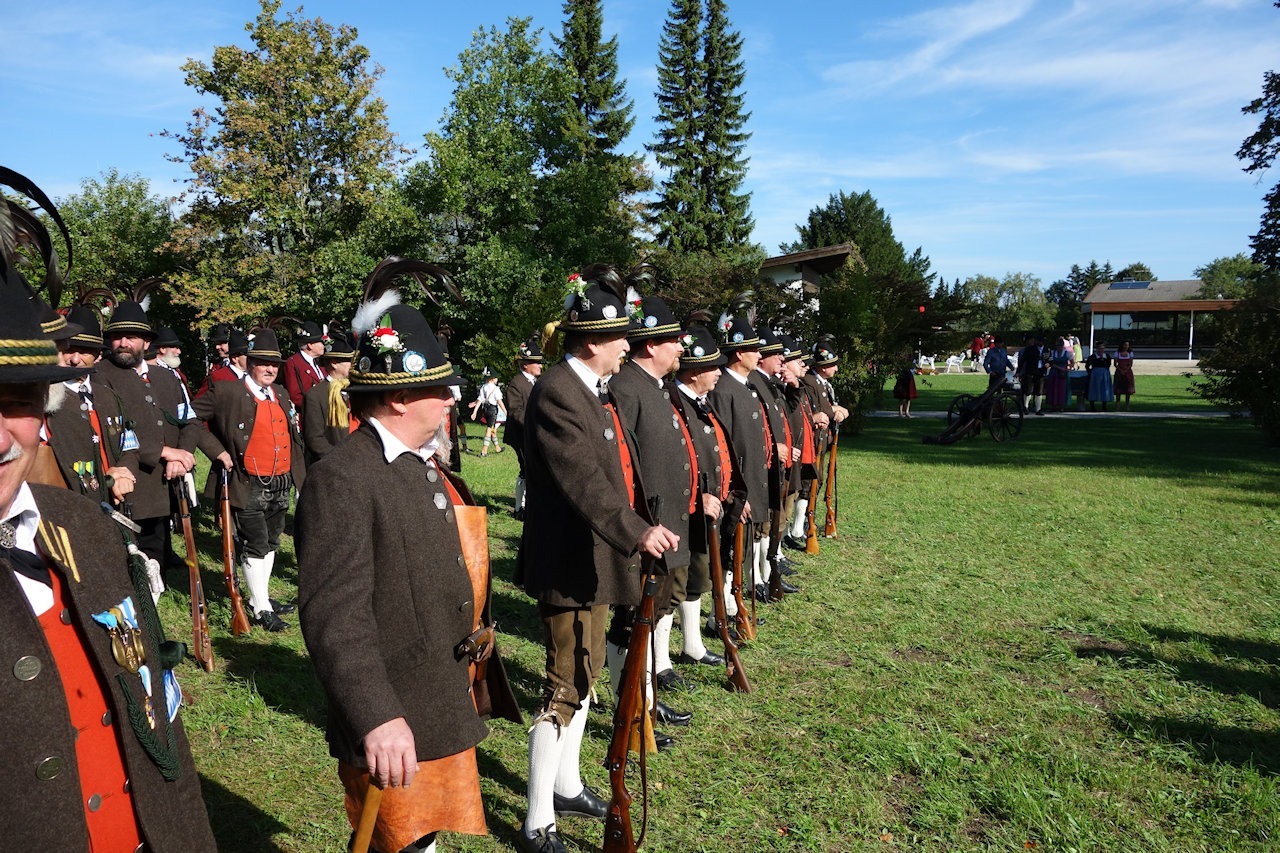 Formation während der Festmesse